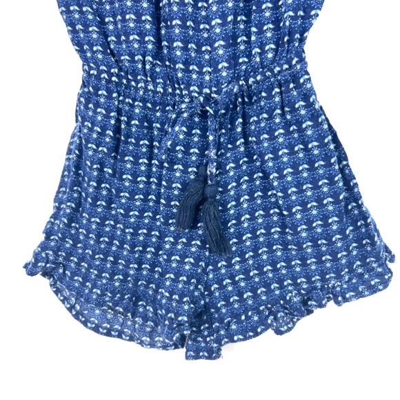 Japan Kids Girls Blue and Pink Elephant Motif Romper Size 7 - Picture 4 of 16